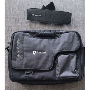 Travis‎ Mathew Messenger Bag Laptop Notebook Tote Briefcase Grey